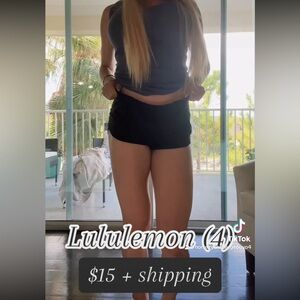 Lululemon speed short in black 2.5”